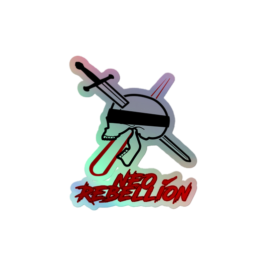 Neo Rebellion Logo Holographic Sticker