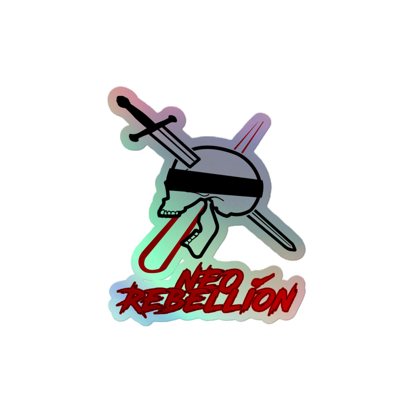 Neo Rebellion Logo Holographic Sticker